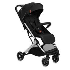 MoMi ESTELLE LIGHT černý se stříbrným rámem / Sportovní kočárek / od 6 měsíců / do 15 kg (WOSP00051)