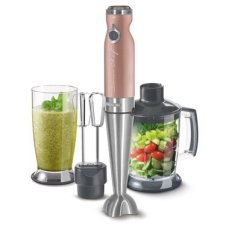 Sencor SHB 5605RS-EUE3 ružová / Tyčový mixér / 1000 W / nádoba 800 ml / sekáčik 1250ml / šľahacie metly (8590669285860)