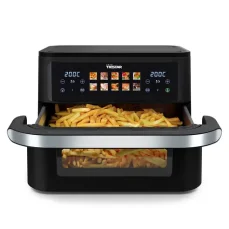 Tristar FR-9078 čierna / Dualzone Flex teplovzdušná fritéza / 2800W / 10l / 80 ° C - 200 ° C / 10 programov (FR-9078)