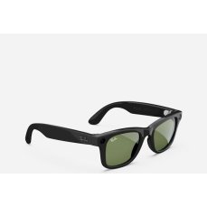 Meta RAY-BAN Wayfarer Gen1 (Štandardné) inteligentné lesklé okuliare (zelené šošovky) čierne (Ďalšia)