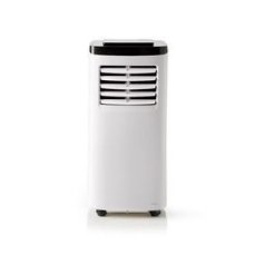 Nedis Mobilní klimatizace bílá / 7000 BTU / 60 m3 / 2-Rychlostní / Dálkové ovládání / Časovač vypnutí (ACMB1WT7)