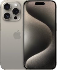 Apple iPhone 15 Pro 128GB Natural - Použité stav A Baterie: Nad 80%, Stav: A