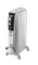 DeLonghi TRD40615 bílá / Elektrický olejový radiátor / 1500 W / 3 stupně ohřevu / kolečka / termostat (110612300)