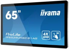 65 IIYAMA ProLite TF6539UHSC-B1AG / IPS / 3840 x 2160 / 16:9 / 8 ms / 500 cd / 1100:1 / HDMI+VGA+DP / dotyk (TF6539UHSC-B1AG)