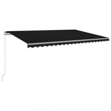 Ručně zatahovací markýza s LED světlem 500x300 cm Dekorhome
