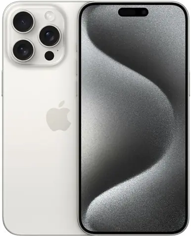Apple iPhone 15 Pro Max 256GB Titanová bílá / 6.7" / 256GB / iOS17.3 (MU783SX/A)