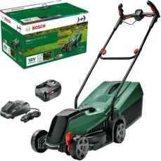 BOSCH CityMower 18V-32-300 zelená/čierna / Aku kosačka na trávu / 18V / Šírka záberu 32 cm / Kôš 30 L (06008B9A0A)