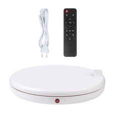Otočný stojan Puluz s napájacou zásuvkou 45 cm (biely) (IN-PU3148EU)