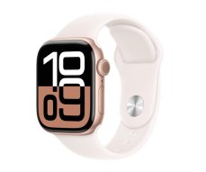 Apple Watch Series 10 GPS 42mm Alu Sport Band S/M Rose Gold/Light Blush