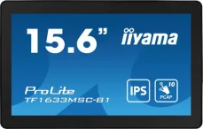 15.6 IIYAMA TF1633MSC-B1 / IPS / 1920x1080 / 1000:1 / 450cd-m2 / 5ms / HDMI+DP / repro / VESA (TF1633MSC-B1)