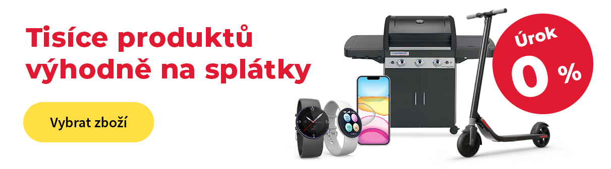 Tisíce produktů výhodně na splátky