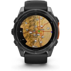 Garmin Fenix 8 AMOLED 51mm sivý/čierny remienok