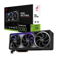 ASUS ROG Astral GeForce RTX 5080 16GB / 2407MHz / 16GB GDDR7 / 256-bit / 2x HDMI + 3x DP / 850W (16) (90YV0LV1-M0NA00)
