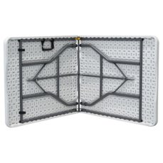 Autronic - Stůl campingový bílý 180x70, skládací, s madlem pro snadné přenášení - AZ-K1002 WT