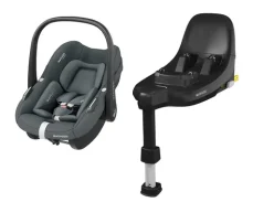 Maxi-Cosi Pebble S autosedačka Tonal Graphite + základňa FamilyFix S/od narodenia (0-13 kg, do 83 cm) (X-8440106110MC-8056010110MC)