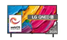 43" LG 43QNED80A3A černá / Televize / 4K UHD / QNED / HDMI / Wi-Fi / WebOS / 20W repro (43QNED80A3A)