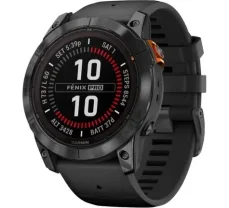 Garmin fenix 7X Pro Solar šedo-čierna / Chytré hodinky / GPS / 1.4 d. displej / mapy / BT / WiFi / vodeodolné (010-02778-01)