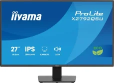 27" IIYAMA ProLite X2792QSU-B1 černá / IPS / 2560 x 1440 / 16:9 / 3ms / 1500:1 / 300cd / HDMI / DP (X2792QSU-B1)