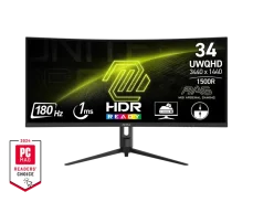 MSI MAG 342CQR E2 34" / 34" / 2560 x 1440 / 1 ms