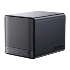 Minis Forum NAS N5 Pro čierna / AMD RYZEN AI 9 HX Pro 370 5.1GHz / 32GB RAM / 128GB SSD / Radeon 780M / MinisCloud OS (NAS N5 Pro)