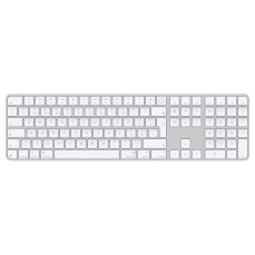 Apple Magic Keyboard s Touch ID a číselnou klávesnicí, CZ,bílé klávesy