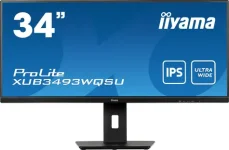 34" IIYAMA Prolite XUB3493WQSU-B5 černá / IPS / 3440x1440 / 21:9 / 4ms / 1000:1 / 400cd / repro / HDMI / DP (XUB3493WQSU-B5)