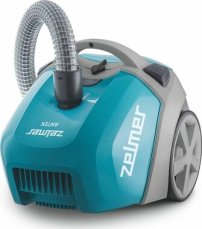 Zelmer ZVC3501T Antek modrá / Vreckový vysávač / 900 W / 76 dB / 3.5 l / 8.8 m rádius (ZVC3501T Antek)