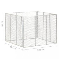 Zahradní kompostér pozinkovaný kov Dekorhome