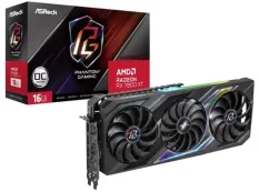 ASRock Radeon RX 7800 XT Phantom Gaming 16GB OC / 1295-2565 MHz / 16GB GDDR6 / 256-bit / 1x HDMI + 3x DP / (8+8) (90-GA4MZZ-00UANF)