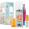 SodaStream Terra bílá MIRINDA Mpack / Výrobník sody / bez BPA / 1x láhev 1 L / 1x CO2 plyn / 1x sirup (7290119792900)