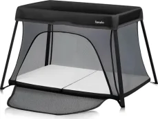 LIONELO Alice 3v1 černá / Postýlka cestovní / skládací s taškou / Oxford 300D / do 15 kg (LO-ALICE BLACK)