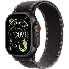 Apple Watch Ultra 3 (2025) 49mm Čierny titán s čiernym/uhlovým trailovým ťahom M/L