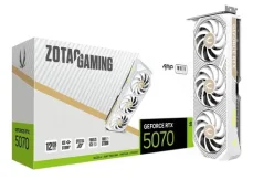 ZOTAC GeForce RTX 5070 AMP White 12GB / 2300 - 2587Mhz / 12GB GDDR7 / 192bit / 1x HDMI + 3x DP / 650W (16) (ZT-B50700FQ-10P)