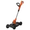 BlackDecker BESTA530CM / Strunová sekačka 3v1 s podvozkem CM100 / 550W / šířka záběru 30 cm / struna 1.6 mm x 6 m (BESTA530CM)