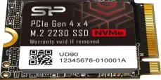 Silicon Power M.2 2230 UD90 1TB / Interní SSD / PCle Gen 4x4 / čtení: 4900MBs / zápis: 3200MBs (SP01KGBP44UD9007)