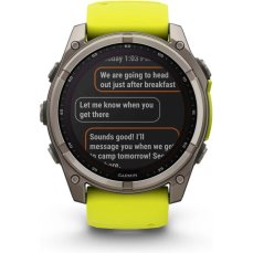 Garmin Fenix 8 Solar 51 mm titán žlté