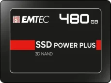 EMTEC Power Plus X150 480GB / 2.5" / SATA III / 3D TLC / R:520MBps / W:500MBps / IOPS: 70K80K / MTBF 2mh / 3y (ECSSD480GX150)