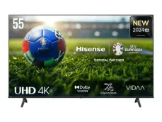 55" Hisense 55A6N černá / UHD / LED / HDMI / USB / CI+ / LAN / Wi-Fi / DVB-T2CS2 / 20W repro (55A6N)
