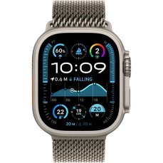 Apple Watch Ultra 2 (2024) 49mm Přírodní titan s přírodně titanovým milánským tahem M