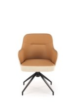 Halmar K527 židle hnědá / béžová (1p=2szt)