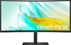 34" Samsung ViewFinity S6 LS34C652UEUXXE čierna / Monitor / 3440x1440 / 21:9 / 100Hz / HDMI / DP (LS34C652UEUXXE)
