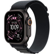 Apple Watch Ultra 3 (2025) 49mm Černý titan s černým alpským tahem L
