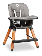 Lionelo Jedálenská stolička Mona Black Onyx 4v1 (LKRZMONABKOYXXXXXXXX)