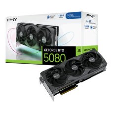 PNY RTX 5080 OC Triple Fan 16GB / 2730MHz / 16GB GDDR7 / 256-bit / 1x HDMI + 3x DP / 850W (16) (VCG508016TFXPB1-O)