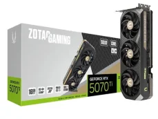 Zotac GeForce RTX 5070 Ti SOLID Core OC 16GB / 2295 - 2482Mhz / 16GB GDDR7 / 256bit / 1x HDMI + 3x DP / 750W (16) (ZT-B50710J2-10P)