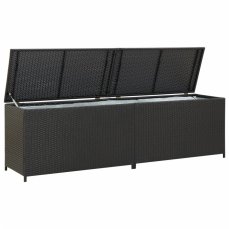 Zahradní úložný box polyratan Dekorhome
