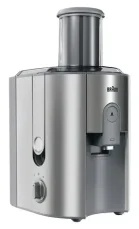 Braun J 700 stříbrná / odšťavňovač / 1000 W / 1.25 l šťáva / 2 l dužina / 2 rychlosti (J 700 Metal)