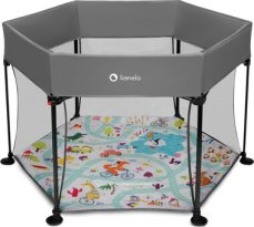 LIONELO Dětská ohrádka Roel Grey Multicolor (LKOJROELMCXXXXXXXXXX)
