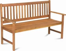 Fieldmann FDZN 4006-T / Zahradní lavice 3 místná / Materiál: dřevo (akácie) / Rozměry  61 x 150 x 90 cm / Nosnost 240 kg (50002375)