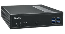 Shuttle Barebone XPC slim DL40N čierna / Mini-PC / Intel N150 3,6 GHz / DDR5 / M.2 + 2,5 "/ 2x 2,5 GbE / Bez OS (DL40N)